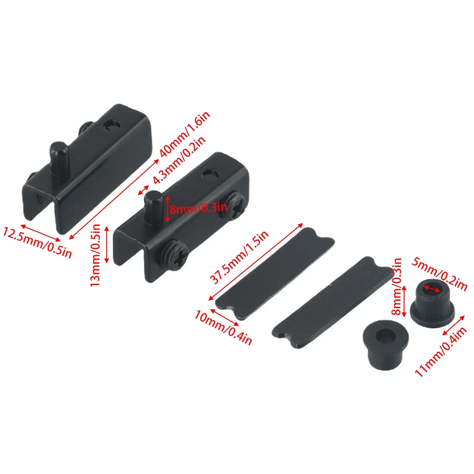 Bisagras de puerta de vidrio de acero inoxidable de alta calidad a prueba de herrumbre sin perforación adecuadas para puertas de oficina y gabinetes de vino