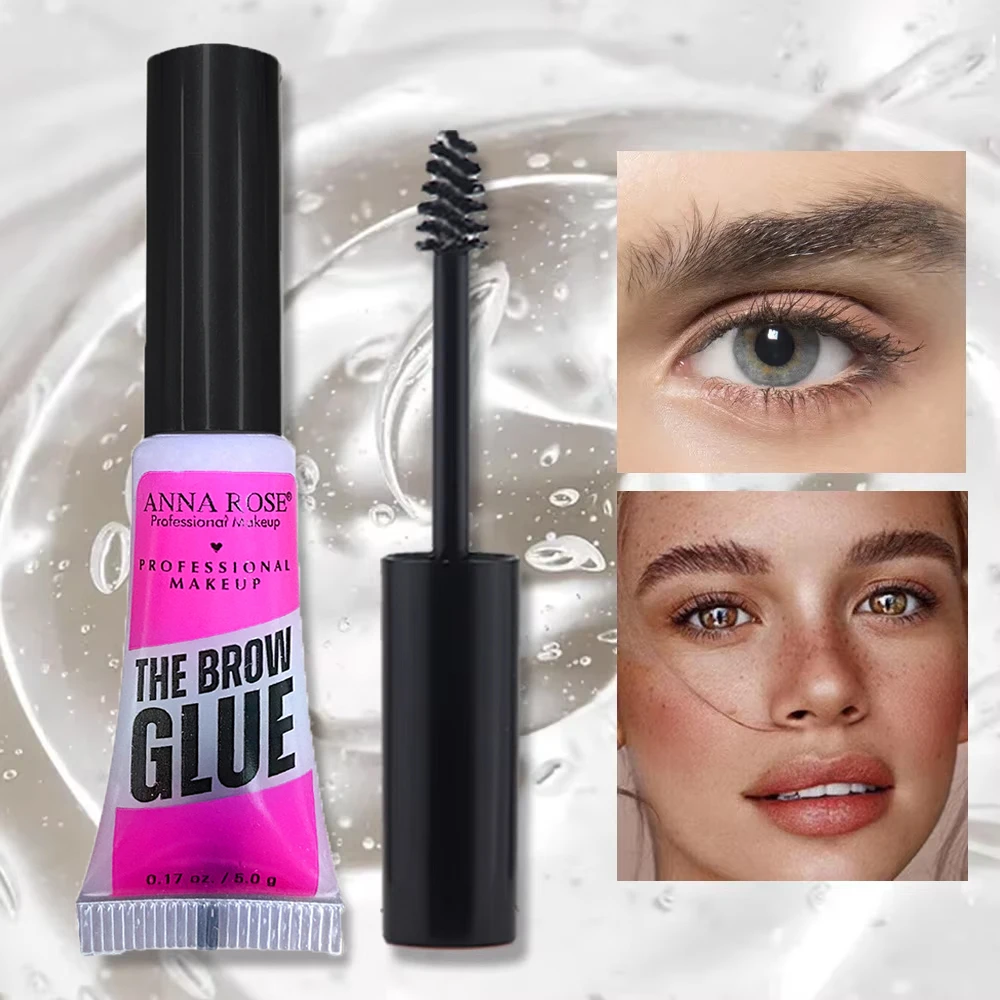 Long-lasting, waterproof and quick-drying eyebrow gel - A transparent eyebrow and eye cosmetic that is lightweight & non-sticky