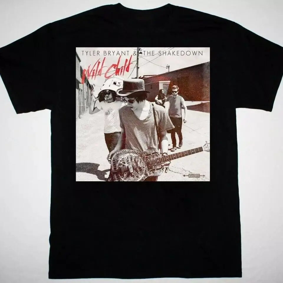 Tyler Bryant & the Shakedown Wild Child T-shirt Black Unisex S-3Xl