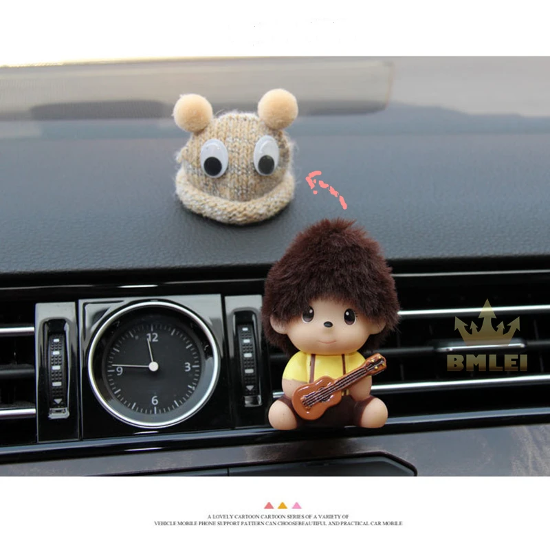 Cute Cartoon Car Air Freshener Outlet Fragrance Magnetic Design Auto Accessories Interior Decoration Perfume Diffuse