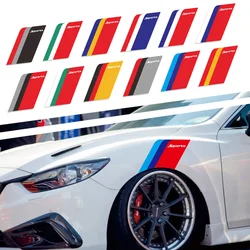 Upgrade Your Car's Aesthetics with Car Door Fender Sticker Racing Decal Made of PVC Glossy Finish Multiple Colorways