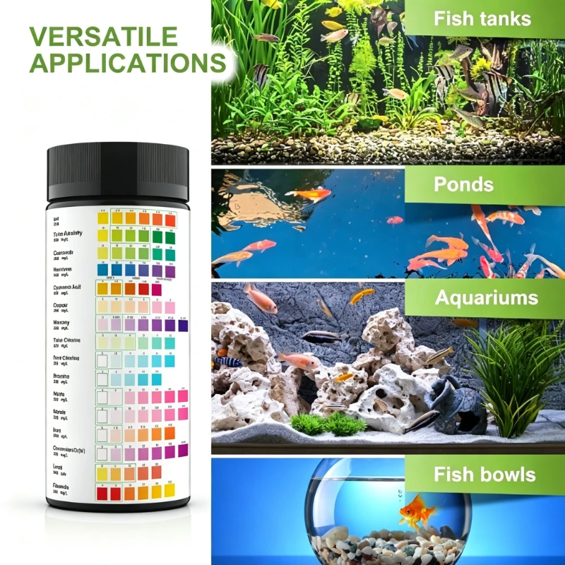 مجموعة اختبار المياه 16 في 1 ل - مراجعة Aquarium Test Kit وسعره