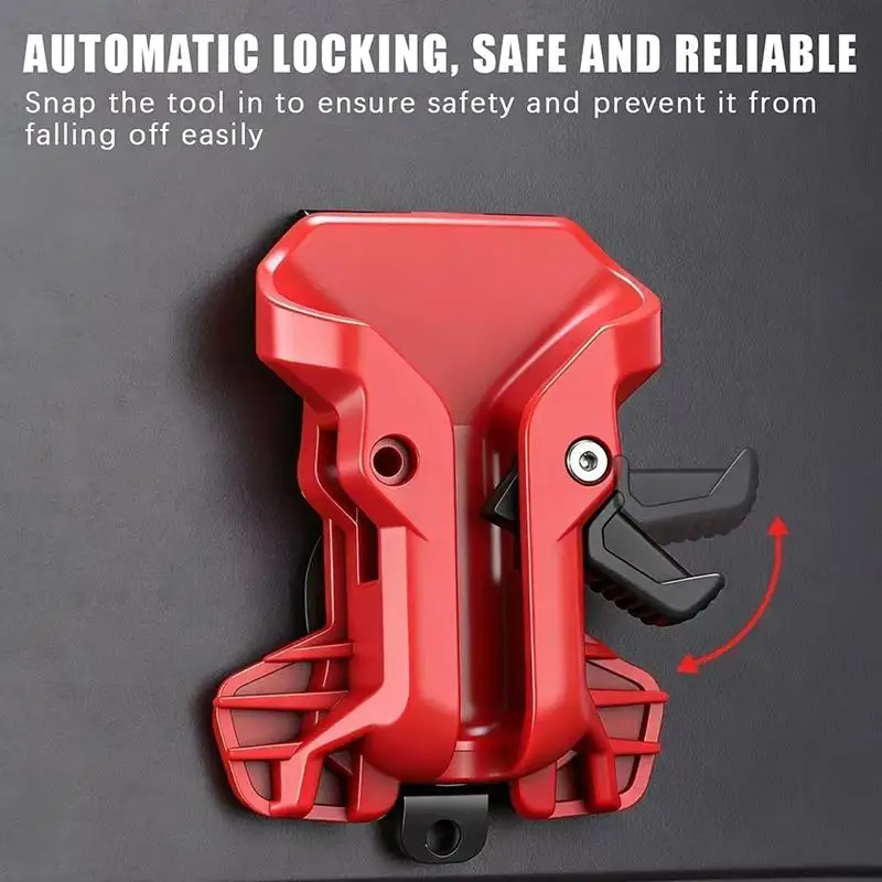 Quick Release Self-Locking Drill Holder High-Hardness Power Accessory With Belt Clip for Jobsite General Repair Tasks
