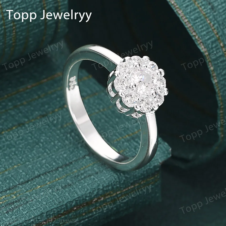 

Новое элегантное кольцо из стерлингового серебра 925 пробы с круглым цирконом 7-10, очаровательное женское модное свадебное кольцо, ювелирные изделия на Рождество