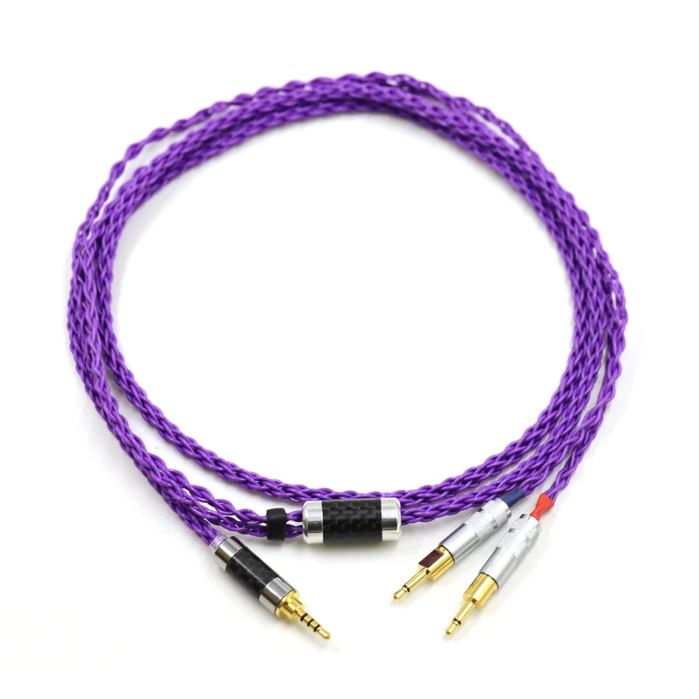 Сбалансированный 3,5/2,5/4,4 мм 4-контактный Xlr посеребренный кабель для обновления наушников для Sennheiser hd700 nw zx300a кабели для гарнитуры