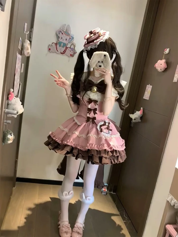 linda-falda-lolita-rosa-con-soporte-para-el-p-estilo-ballet-de-cintura-alta-para-uso-diario-en-verano-vestido-suave-par