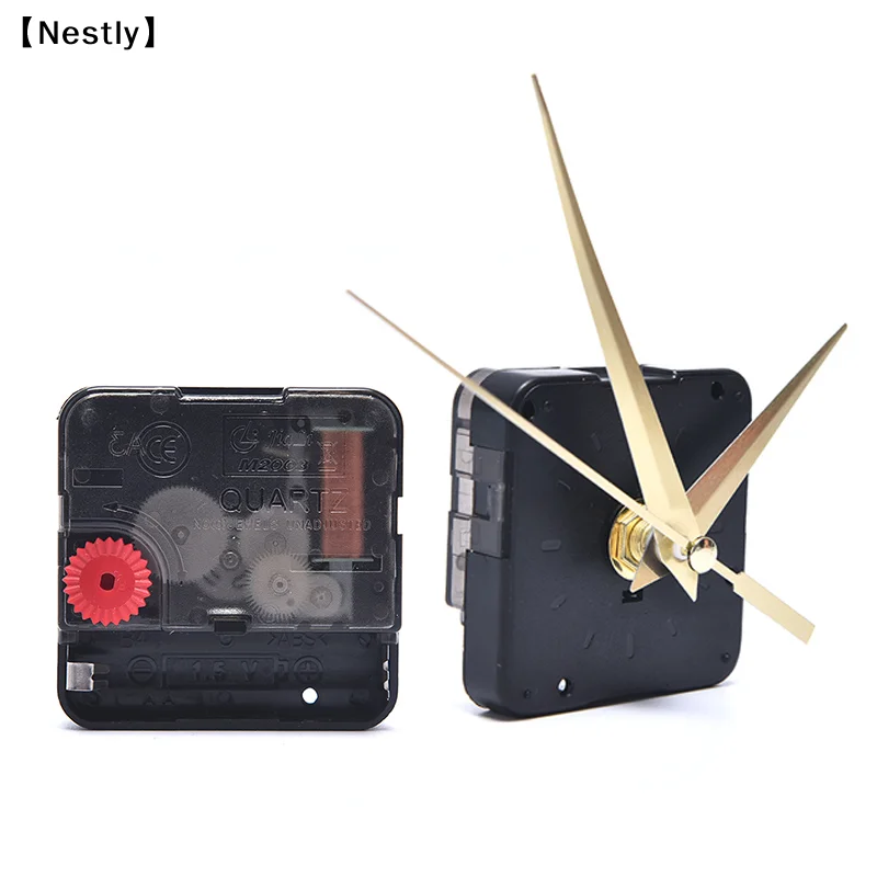 1set Quartz Clock Movement Mechanism Hands Wall Repair Tool Pointer DIY Watches Repair Parts Set〔Nest〕