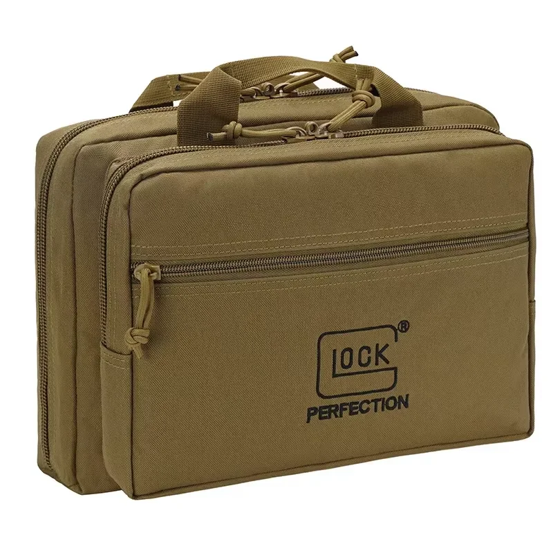 Multifunctional Tactical Pistol Portable Storage Double Gun Bag Tool Box Range Handgun Bag