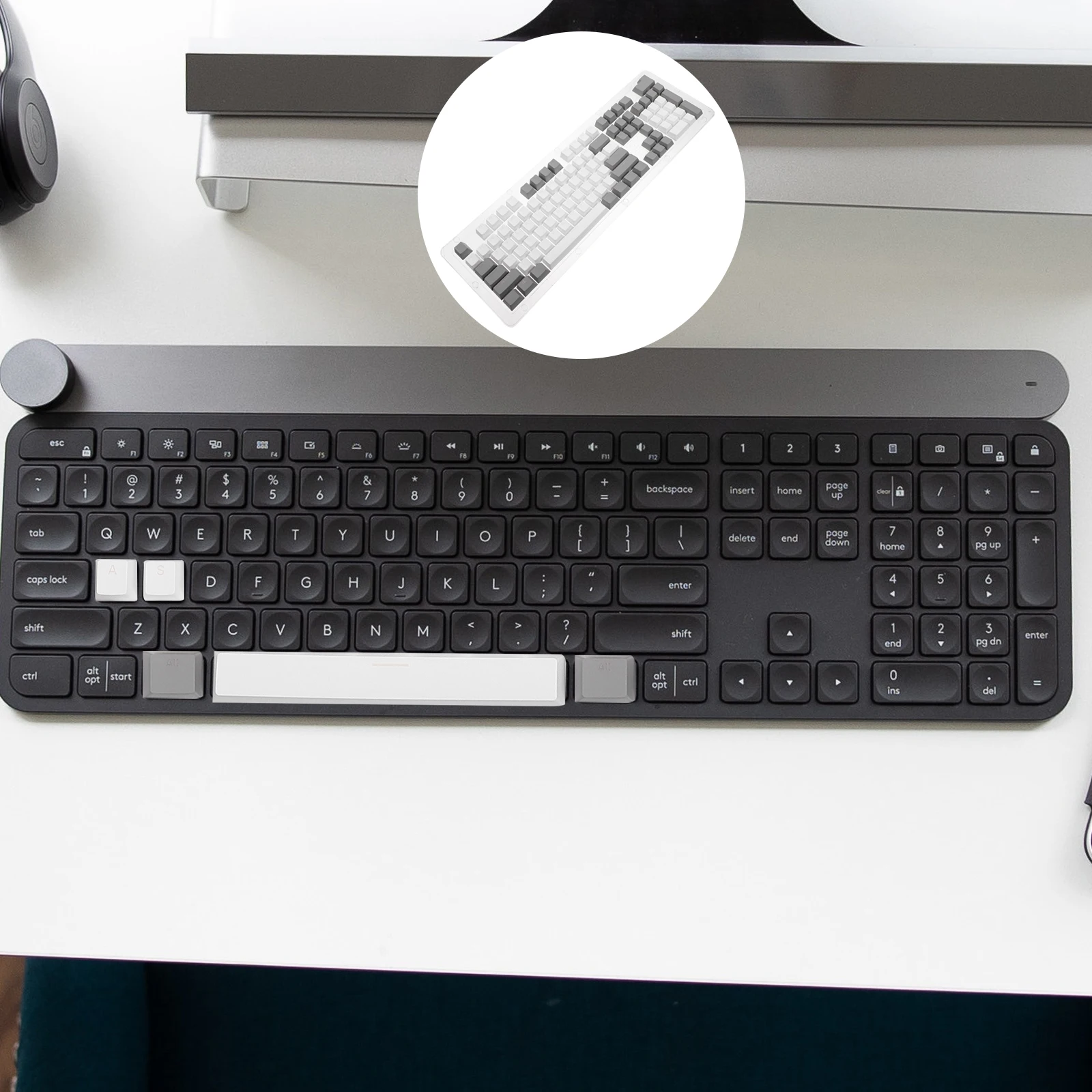 

1 set Keycaps Set Mechanical Keyboard Keycaps Durable Wear Resistant Assorted Colors Stylish Decorative Dust Proof Easy