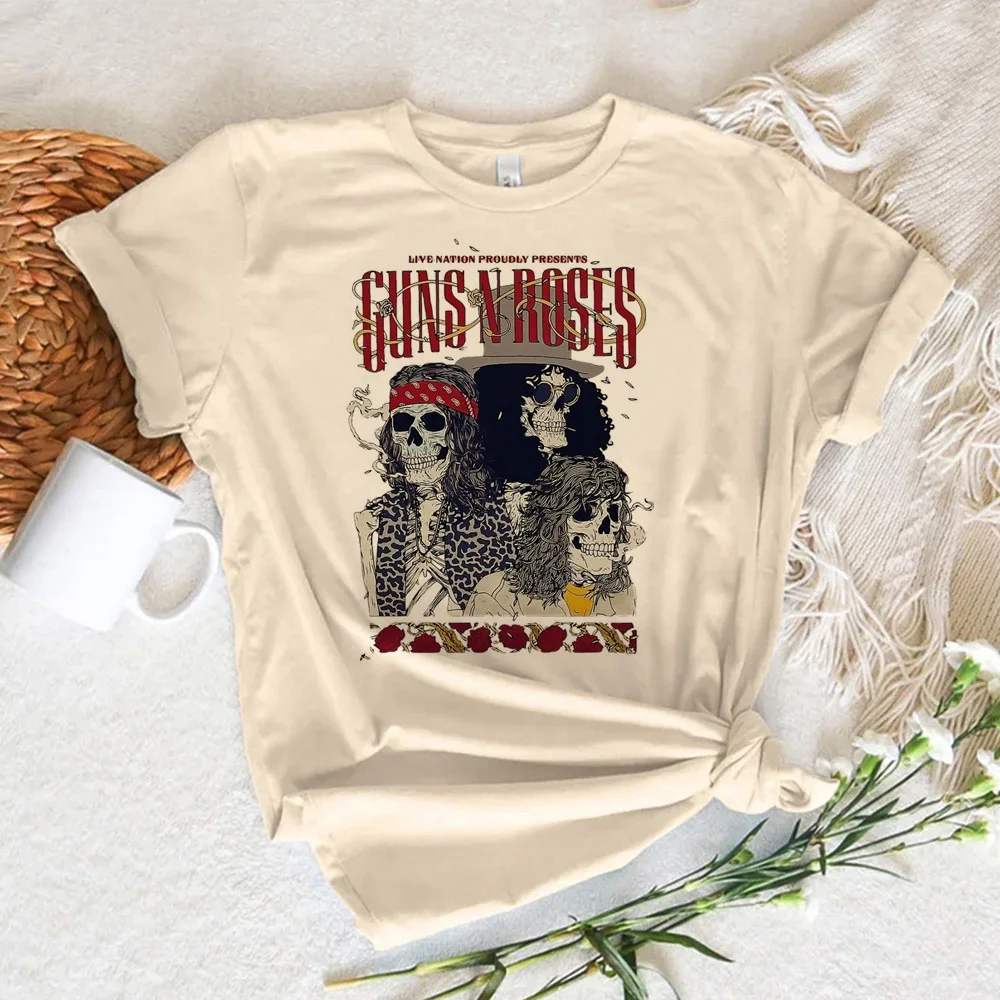 Guns n Roses t shirt women streetwear tshirt female 2000s clothing