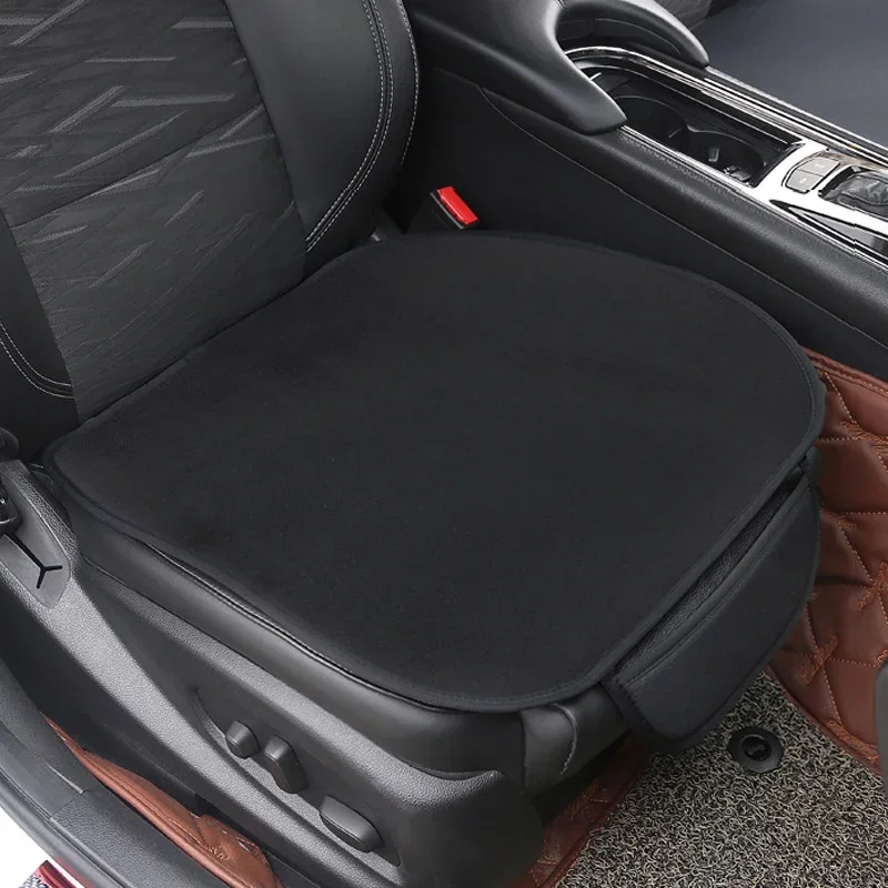 1PCS Car Seat Cushion Non-Slip Cover Ice silk Velvet Plush for Mercedes Benz B/C/E/S Class A Class C200L GLC GLK New CLA GLA