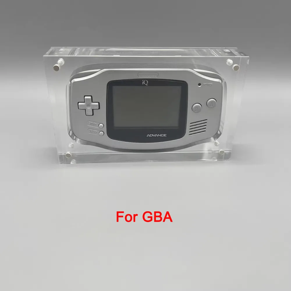 

Transparent Acrylic Display Box Magnetic Cover Case Shell For GameBoy Advance For GBA Console Storage Box