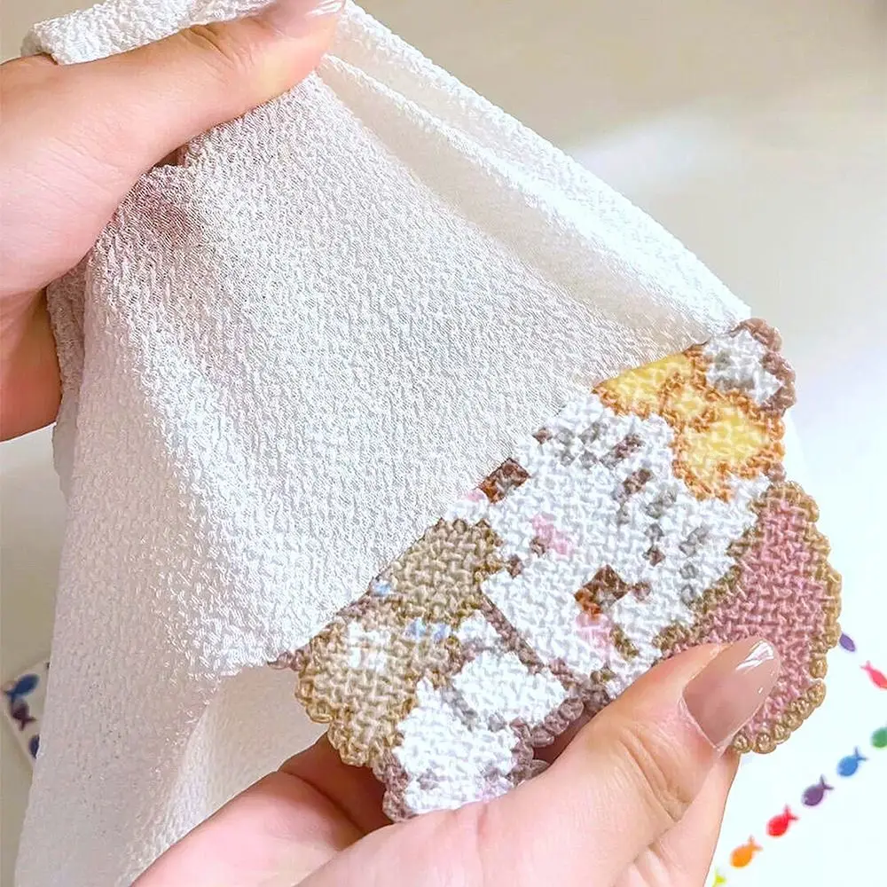 High Temperature Resistant Ironing Cloth for Perler Beads Large Size Textured Fuse Beads Baking Cloth Handmade Tool