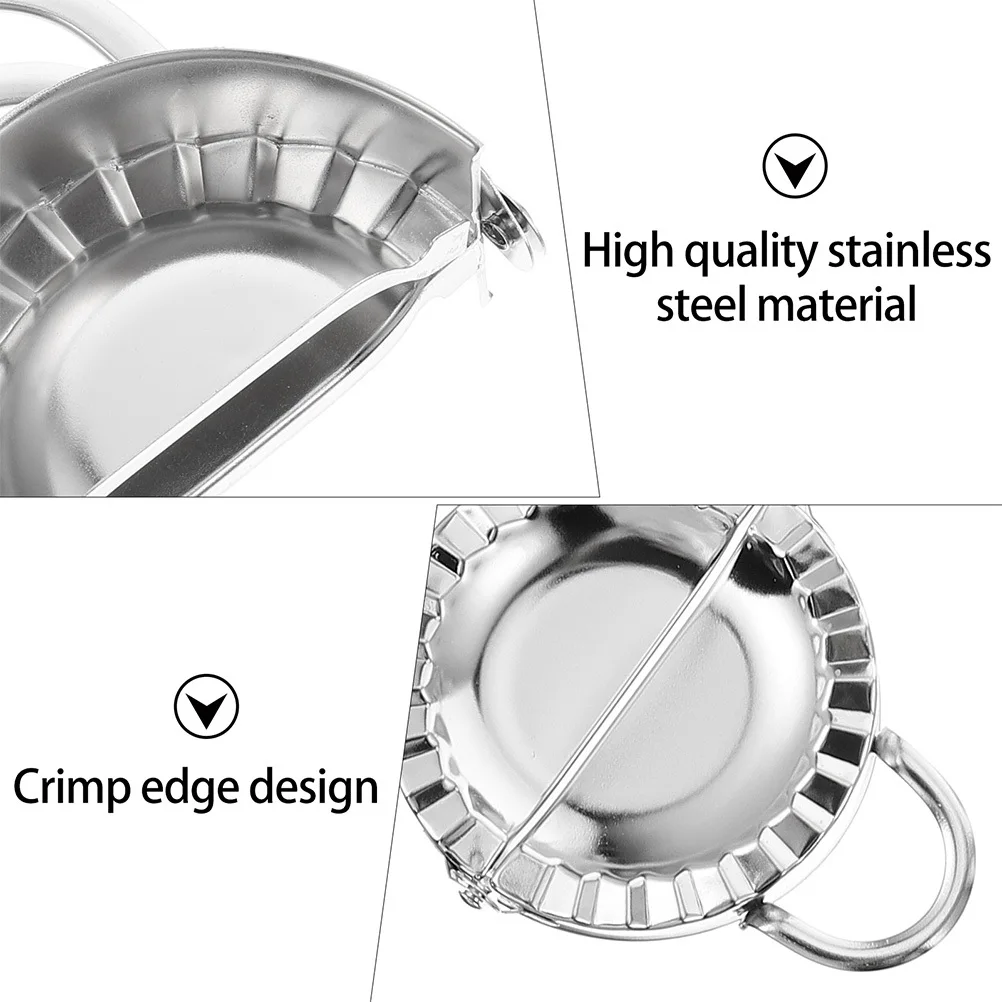 1Set Dumpling Maker Mold Stainless Steel Kitchen Gadget for Dumplings Empanadas Ravioli Mini Pies Dumplings Cutter