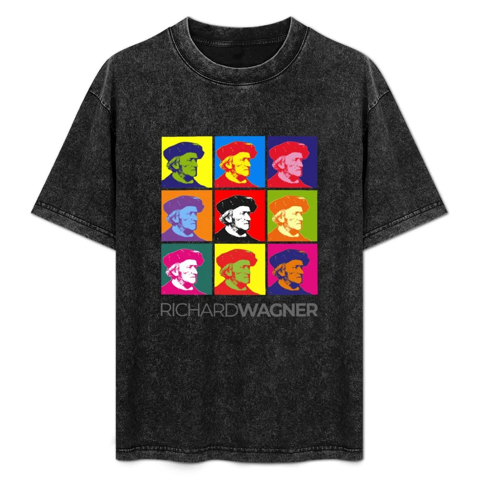 

Richard Wagner pop-art portrait poster T-Shirt Large Size Breathable Tee