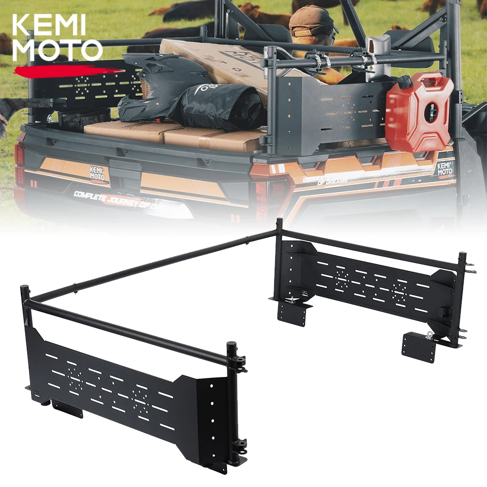 

Rear Rack Cargo Bracket Compatible with Polaris Ranger 1000/ XP 1000 / XP 900 / XP 570 2014-2023 Extend Bed Rail UTV Accessories