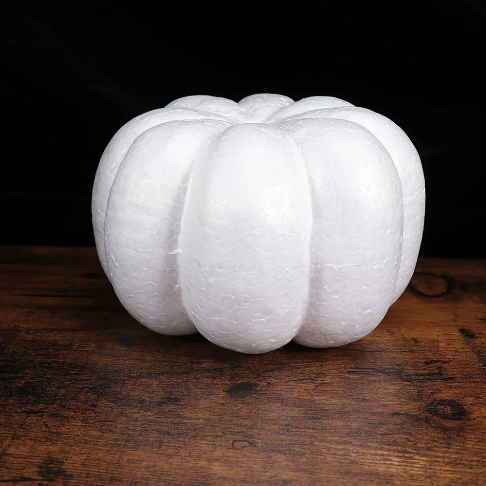 Pumpkin Mold Mini Halloween Ornaments Simulation Christmas Decorations Outdoor DIY White Suite