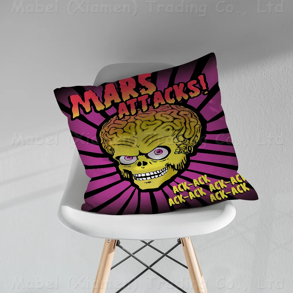 Mars Attacks Cushion Cover 30x50 Polyester Sofa Cushions Decorative Throw Pillows Home Decoration Pillowcover