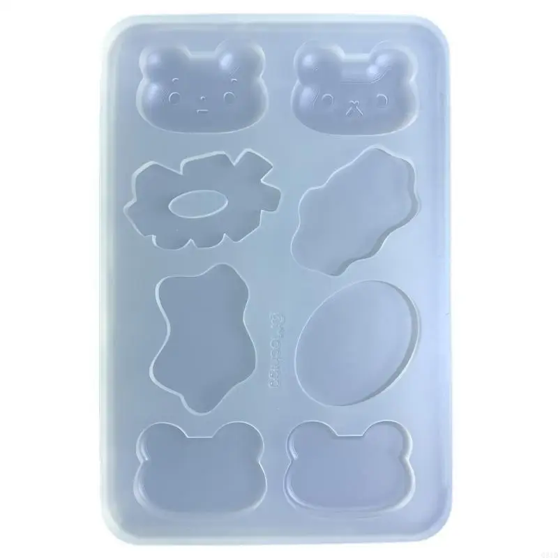 Sandwich Burger Mould Silicone Casting Mold for Baking Resuable Hamburger Making Molds DIY Kitchen Accessory Molds
