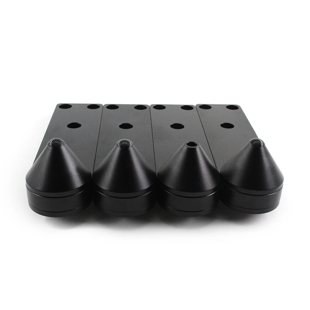 4PCS SP150 Combined Type Speaker Foot Subwoofer Shockproof Spike Bracket Speaker Spike Shock Absorber Stud Trip