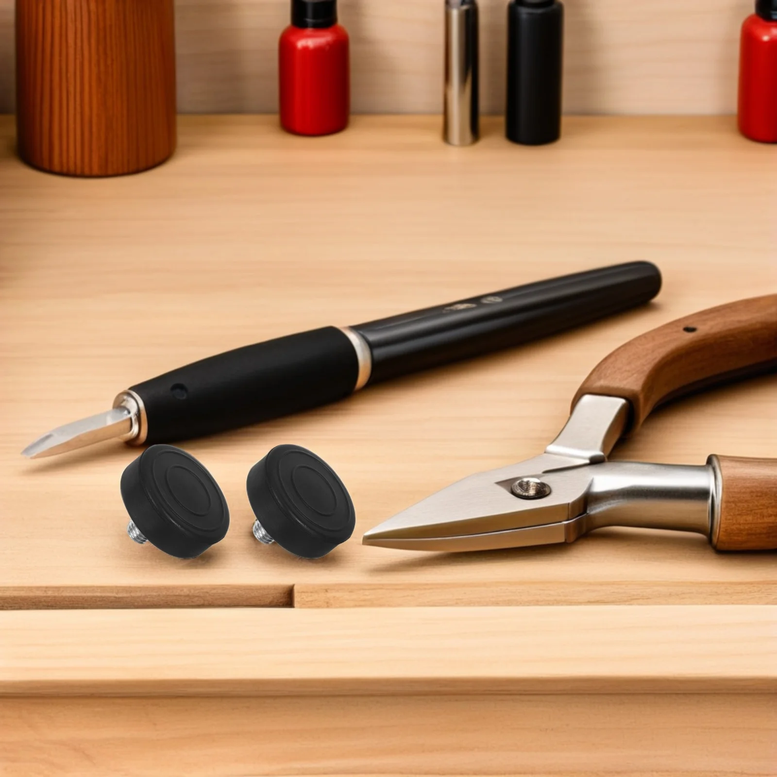 

12Pcs Rubber Vibration Isolator Pads Anti Shock Mounts with M10 Threads for Tables Chairs Equipment Floor Protection Damping