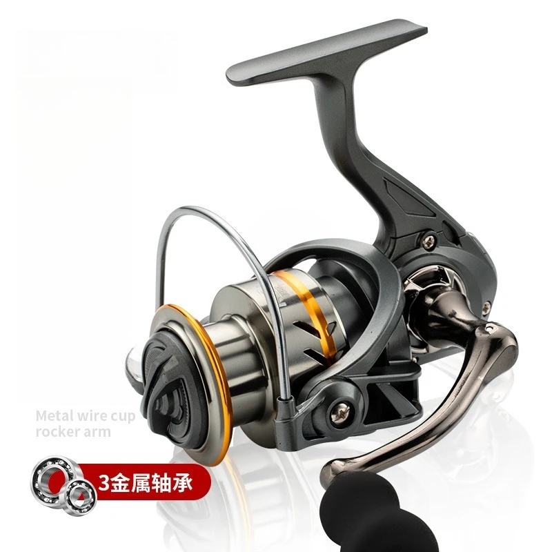 

Spinning Fishing Reel All-metal 5.2:1 Gear Ratio 3BB Lightweight and Durable Ideal for Outdoor Freshwater&Saltwater Icefishing