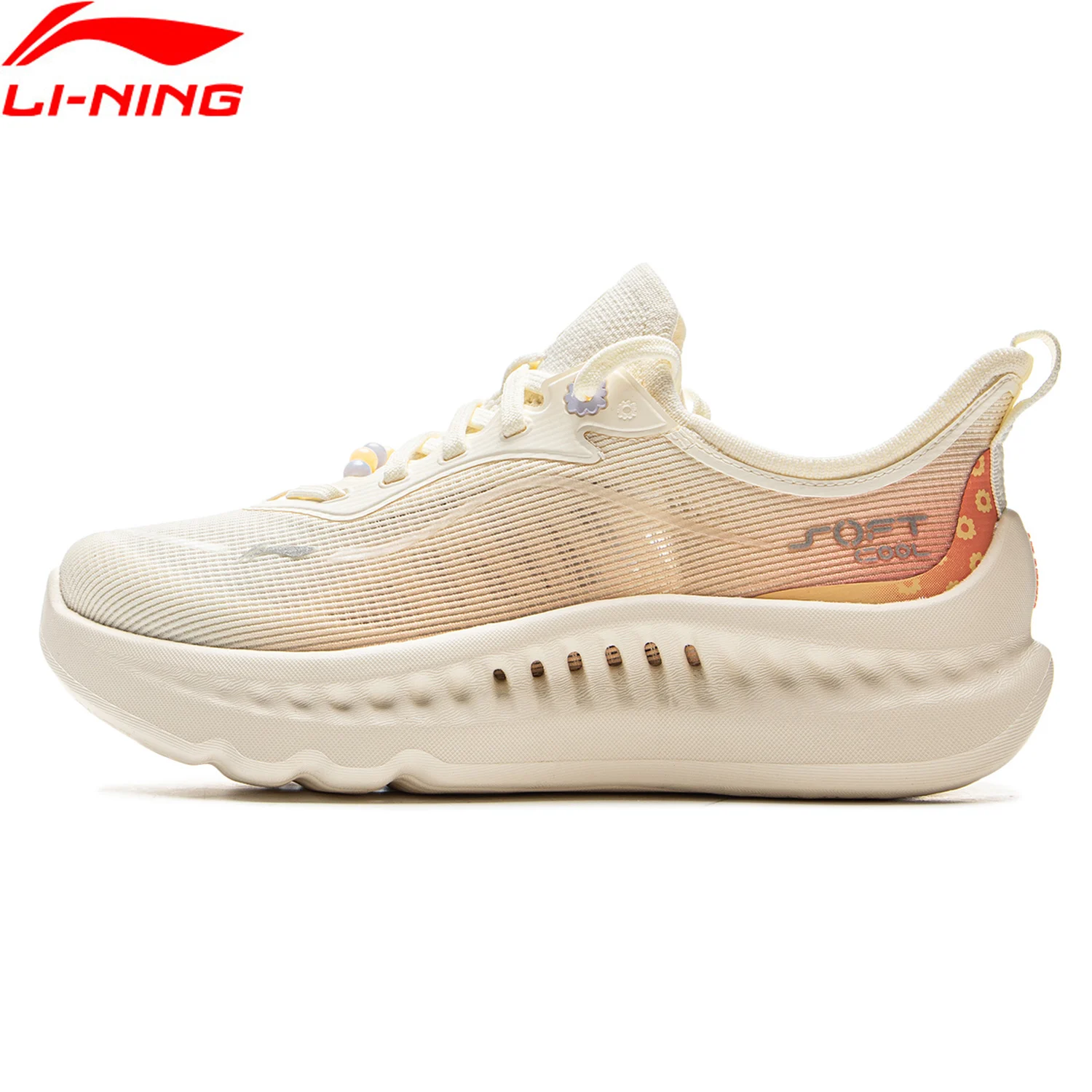 Li-Ning أحذية نسائية ناعمة رائعة 2 نمط الحياة COMFOAM MAX وسادة كول شل بطانة قابلة للتنفس أحذية رياضية كاجوال أنيقة AGLV010
