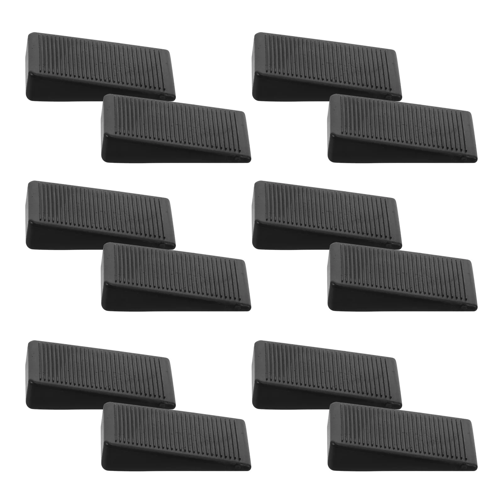 12Pcs Furniture Levelers Stackable Plastic Shims Table Legs Chair Sofa Cabinet Height Extenders for Uneven Floors Stabilizing
