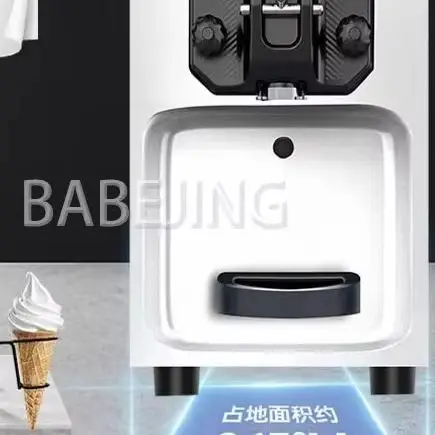 BABEJING Commercial Desktop Ice Cream Machine Single Head Color Screen Fruit Dessert Cone Freezing Equipment for Business