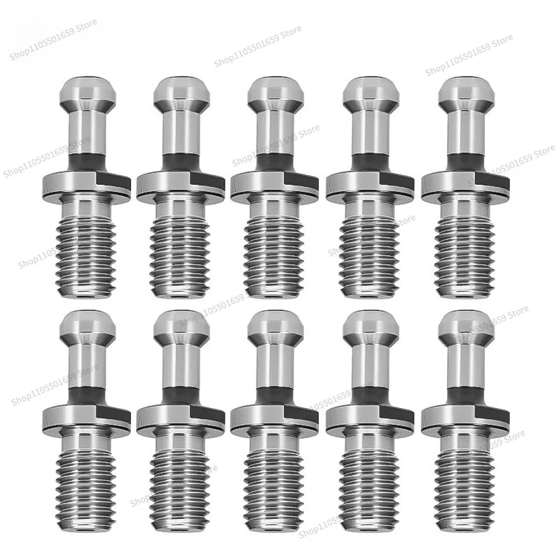 For CAT40 45 Degree Long Full Bright Pull Nail, Through Hole Center Outlet Pull Study-10PCS
