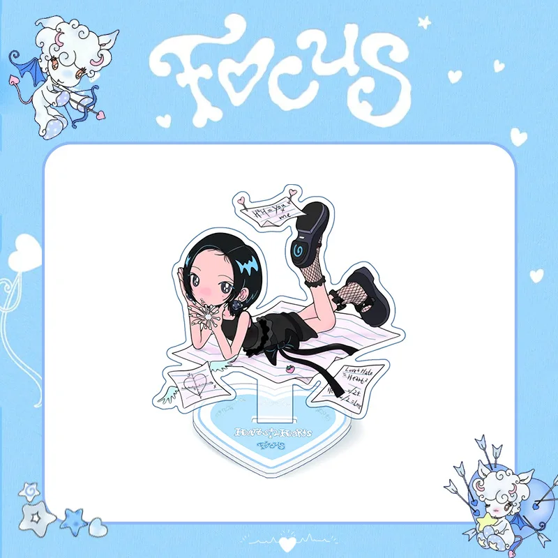 kpop Hearts2Hearts Standee طباعة شخصية لطيف الحلو الاكريليك الروبوت سطح المكتب زخرفة Jiwoo كارمن المشجعين هدية keychian