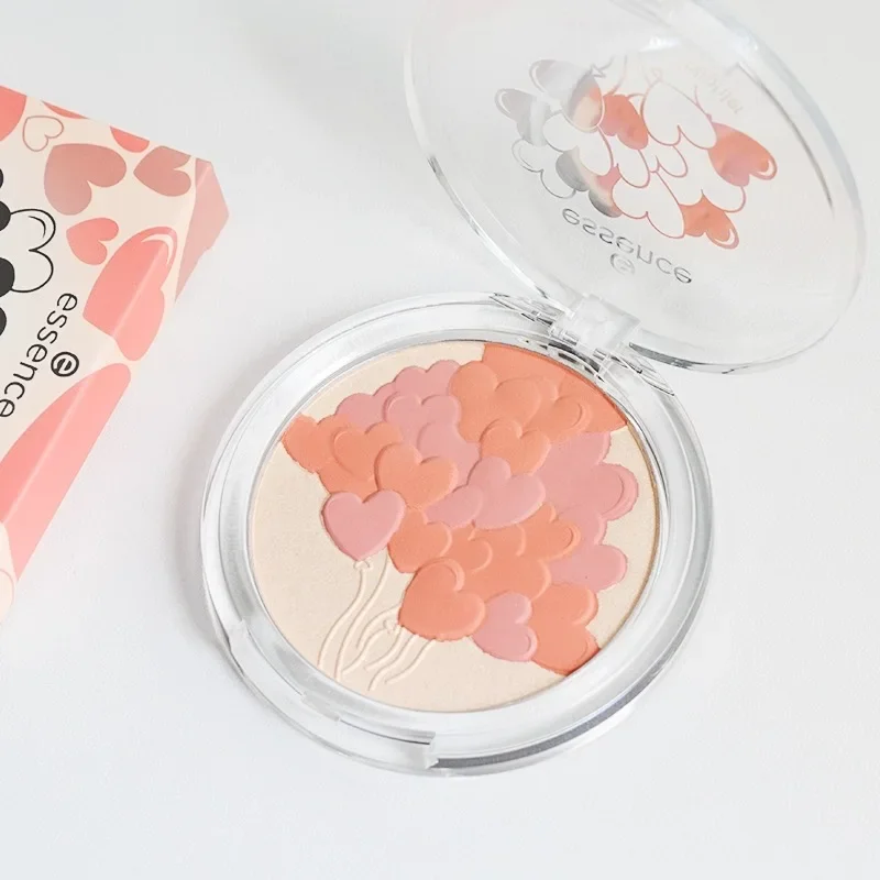 

Love Balloon Blush Highlighter Palette Three Colour Finishing Powder Matte Finish Natural Cheek Tint Contour Rare Beauty Makeup