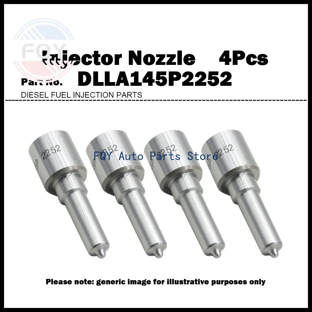 

4X For Holden Colorado RG Chevy S10 2.8D 0445110424 High Quality Injector Nozzle DLLA145P2252