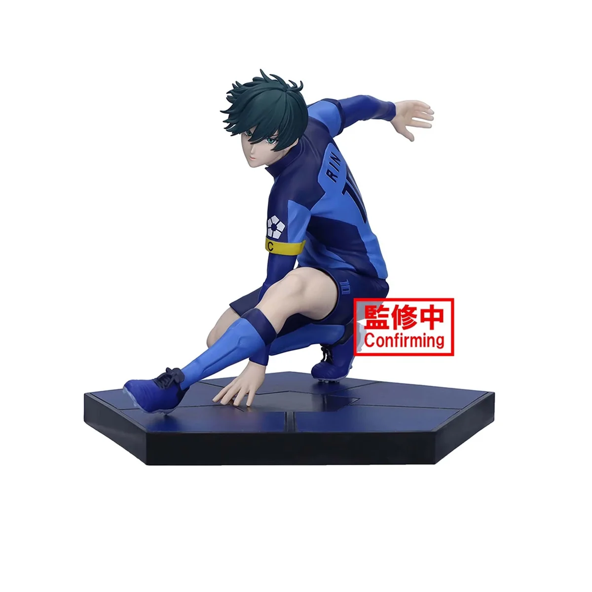 ในสต็อก BANDAI ของแท้อะนิเมะสีฟ้าล็อค Rin Itoshi PVC อะนิเมะ Action Figure ของเล่นสะสมรูปปั้นเครื่องประดับเด็กของขวัญ