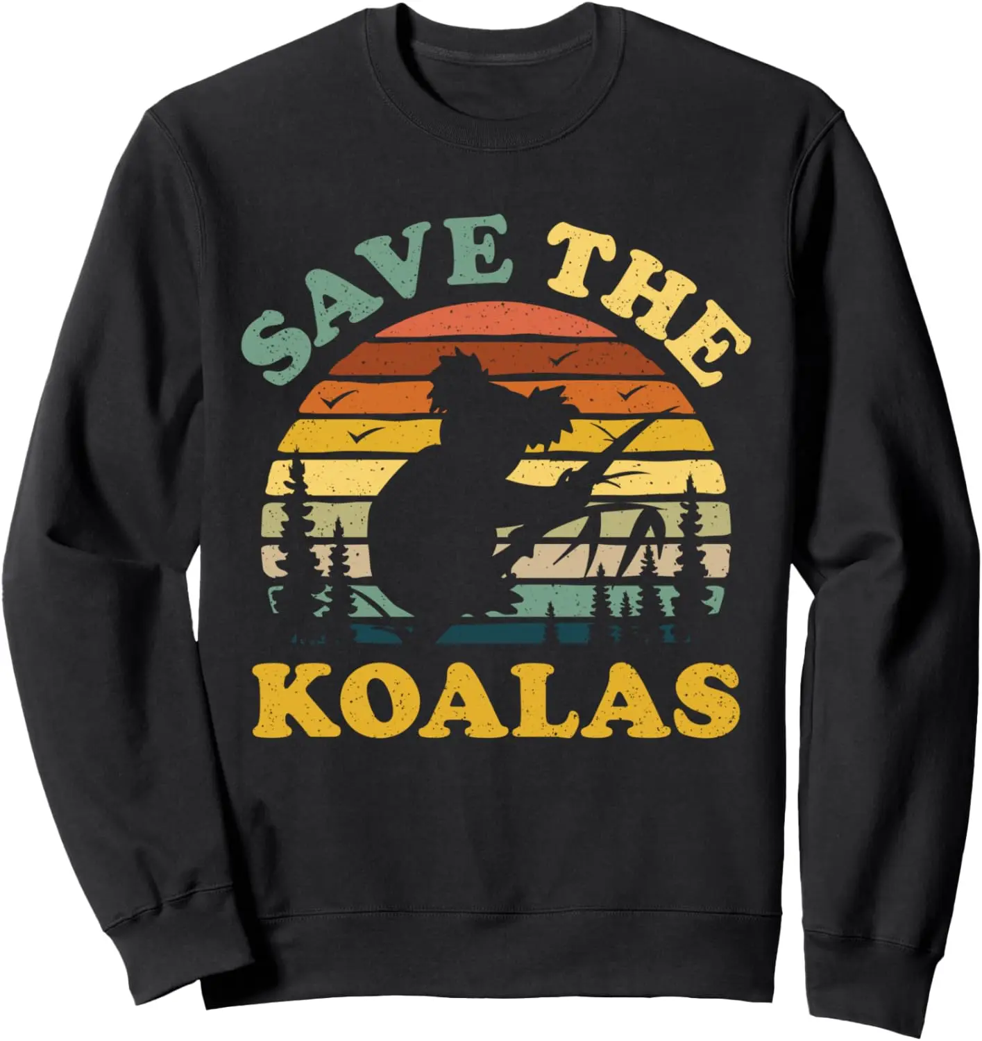 

Save the Koala Vintage Retro Animal Lovers Gift Sweatshirt