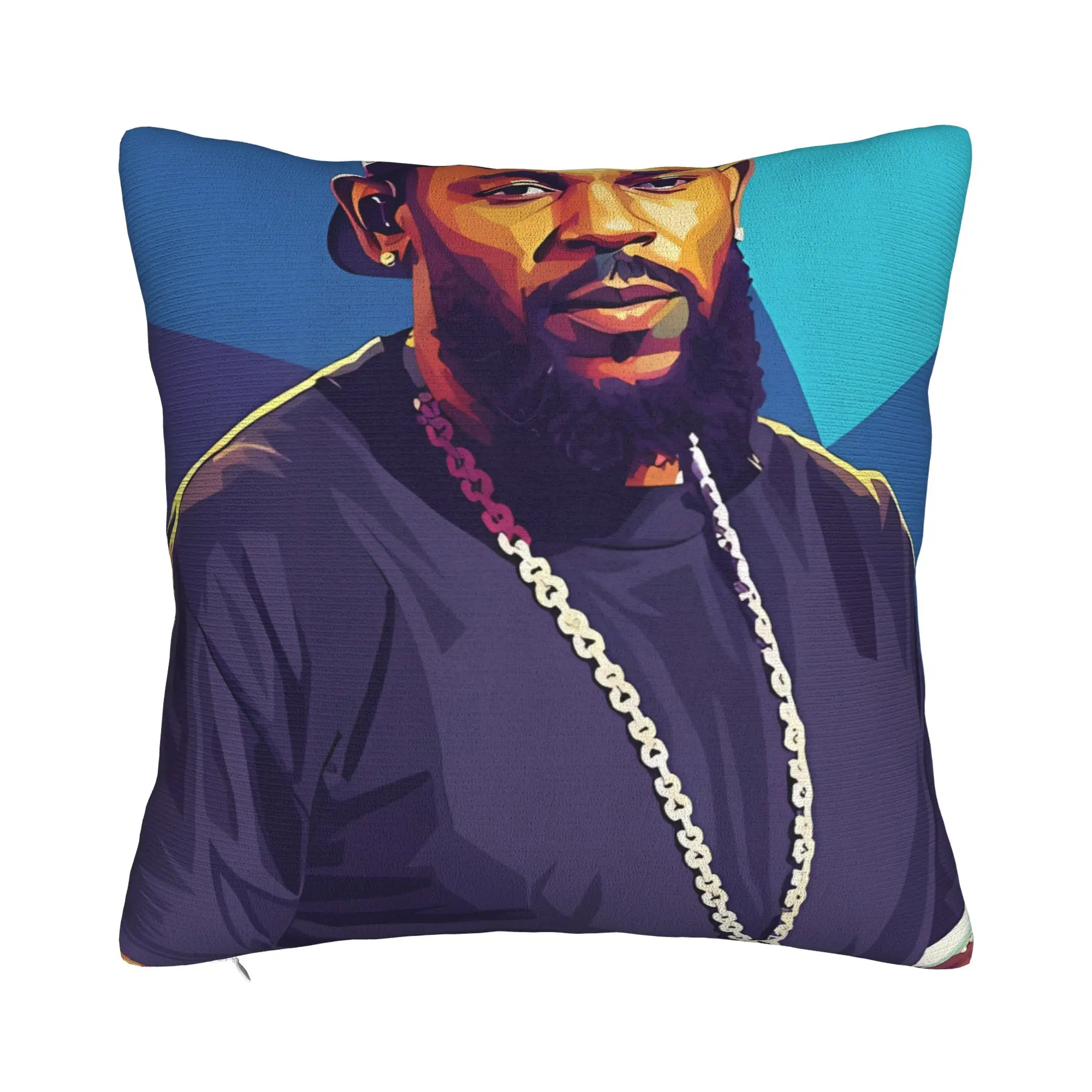 Kendrick Lamar  Winter Holiday Farmhouse Home Deco Kendrick Lamar Pillow Cover Zipper Closure