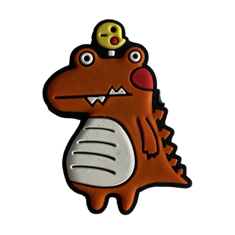 Dinosaurier-Tennis-Schockabsorber aus Silikon, Cartoon-Tennisschläger-Schockpad, Stoßdämpfung, niedlich – Detail 5