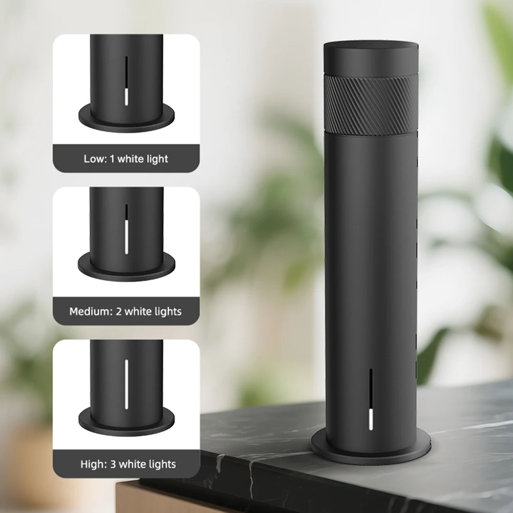 200m³ Smart Electric Essential Oil Diffuser Smell Distributor Fragrance Waterless Scent Device Bluetooth Control Large Room