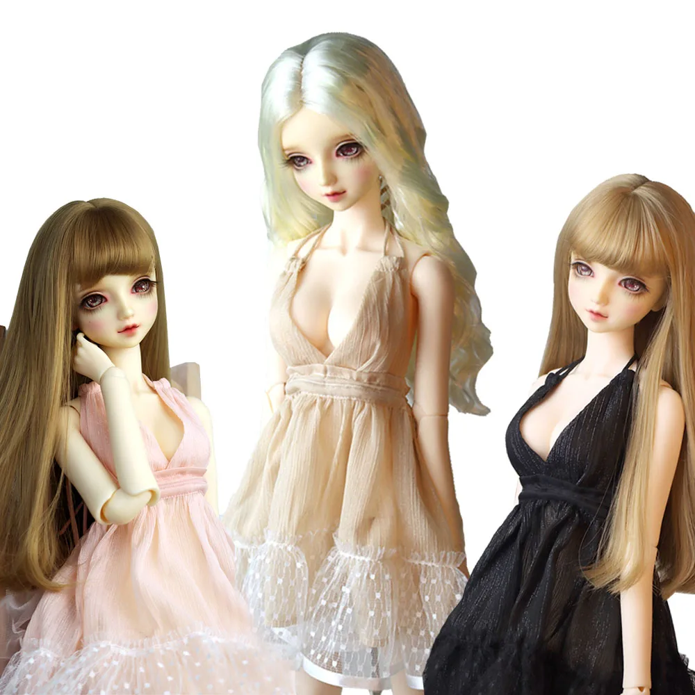 Fits 58-60cm 1/3 BJD clothes DD SD doll accessories Fashion suspender gauze dress dress