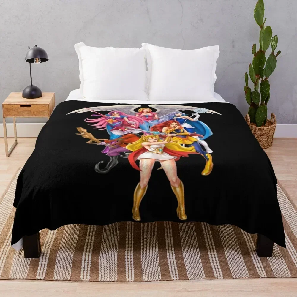 

the princess of power Throw Blanket Cozy Sofa Blanket for TV Watching Napping