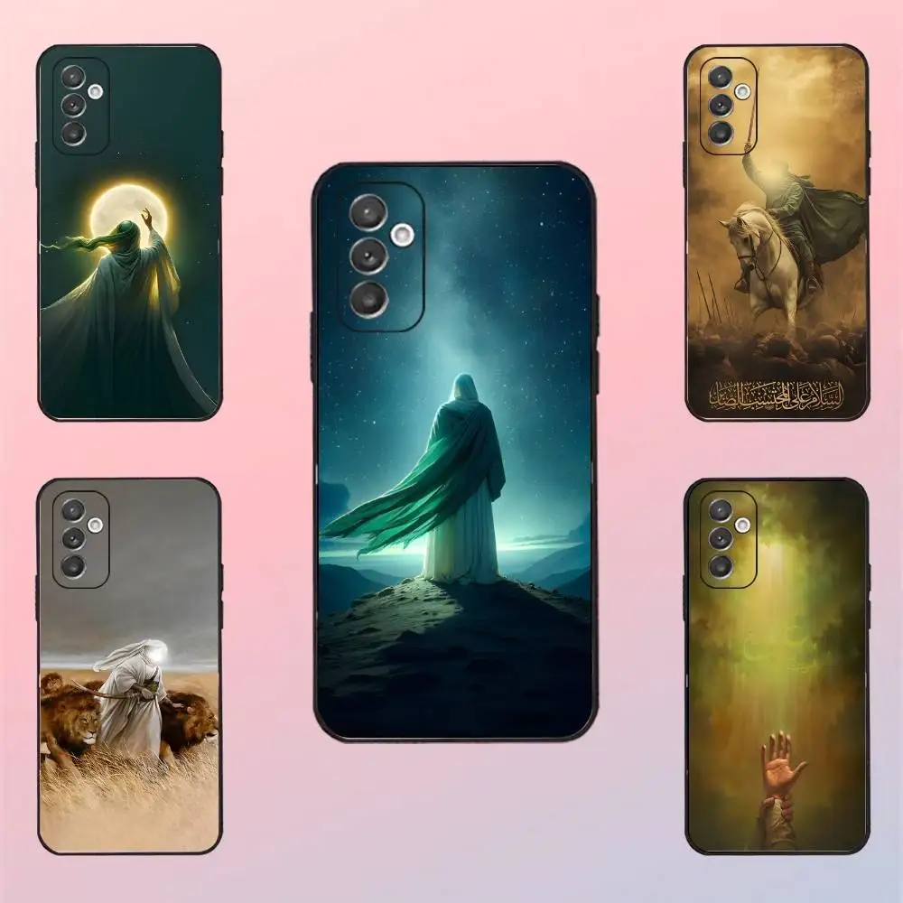 

Imam Hussain Shia Ali Phone Case For Samsung S 25,24,23,22,30,21,10,9,Ultra,Plus,Lite,FE,4,5 G Black Soft Case