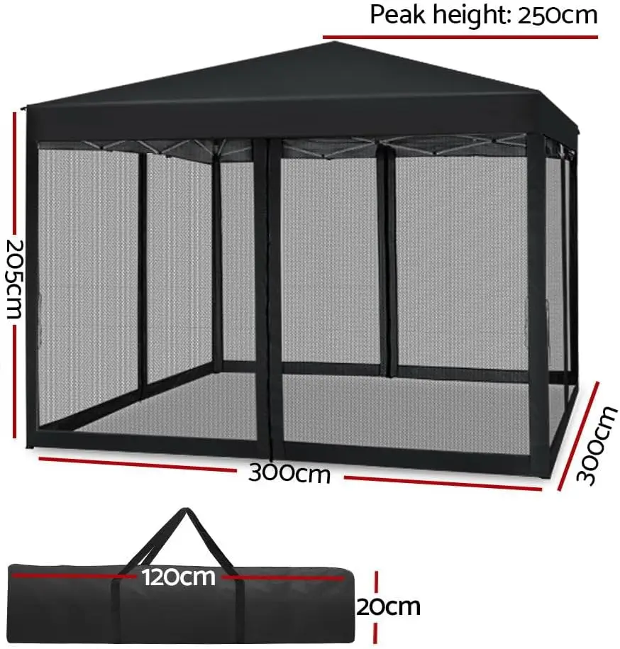 سرادق الأبيض أكشاك، خيمة تخييم منبثقة قابلة للطي شرفات المراقبة حديقة في الهواء الطلق حفل زفاف المظلة فناء مرآب، مقاومة للماء