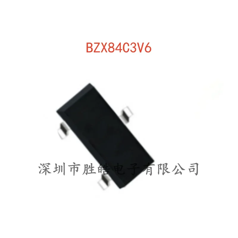 

(100PCS) NEW BZX84C3V6 Silk Screen Z15 Voltage Regulator Diode 3.6V SOT-23 BZX84C3V6 Integrated Circuit