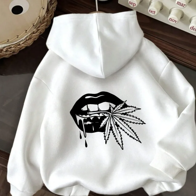 

Fashion Print Hoodie Drawstring Casual Hoodie for Both Men and Women in Winter and Autumn Hooded Sweatshirt Casual Long Sleeved