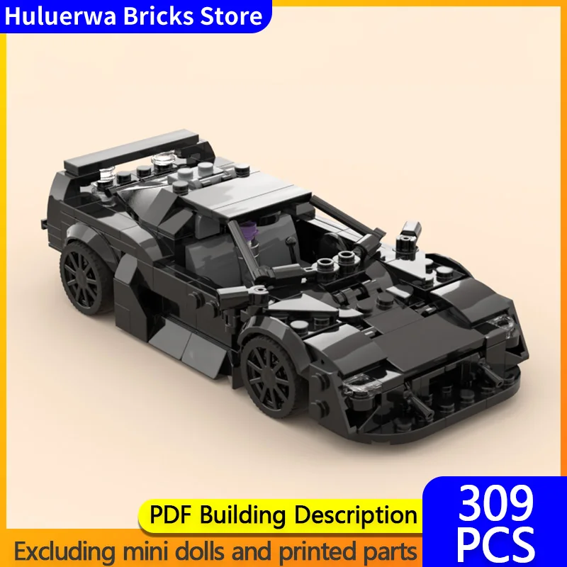 

Модель скоростного гиперкара MOC, строительные кирпичи NSX, верхний спортивный автомобиль, модульная технология, подарки, праздник, сборка, детские игрушки, костюм
