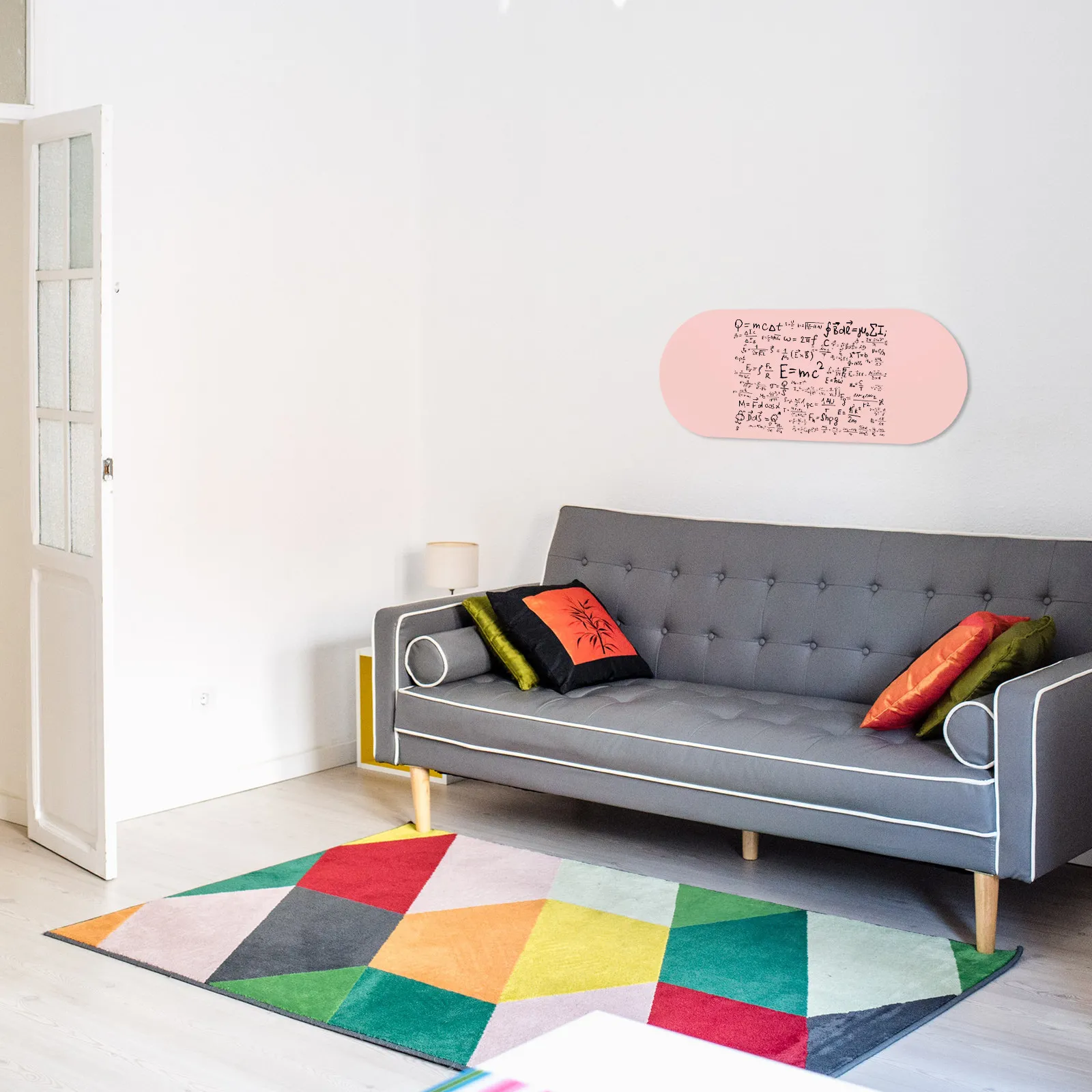 Pink Removable Self-Adhesive Whiteboard Sticker Dry Erase Board Decal for Wall Fridge Office Home Erasable