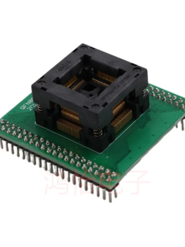 QFP80 burner base spacing 0.5mm mechanical life 10000 times Programmer adapter socket burner adapter