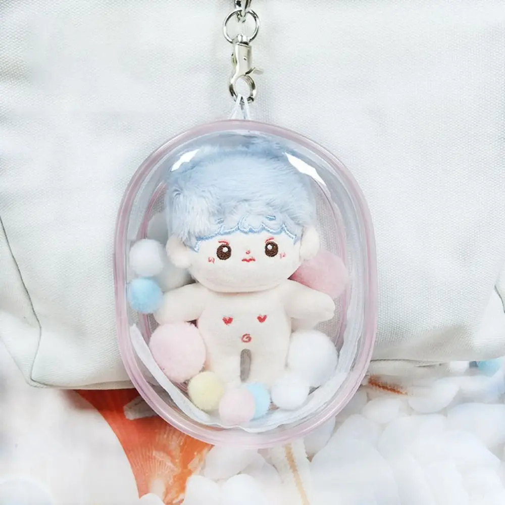 

New Style Multicolor Clear Outdoor Bag 10/15/16cm Transparent Doll Display Box Mini Bag Decoration Storage Case