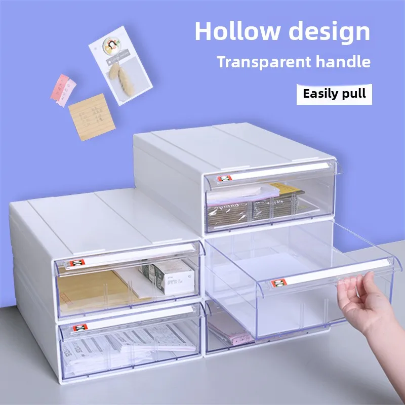 Drawer Type A4 File Storage Box Office Desktop Sundry Data File Classification Creative Group Box