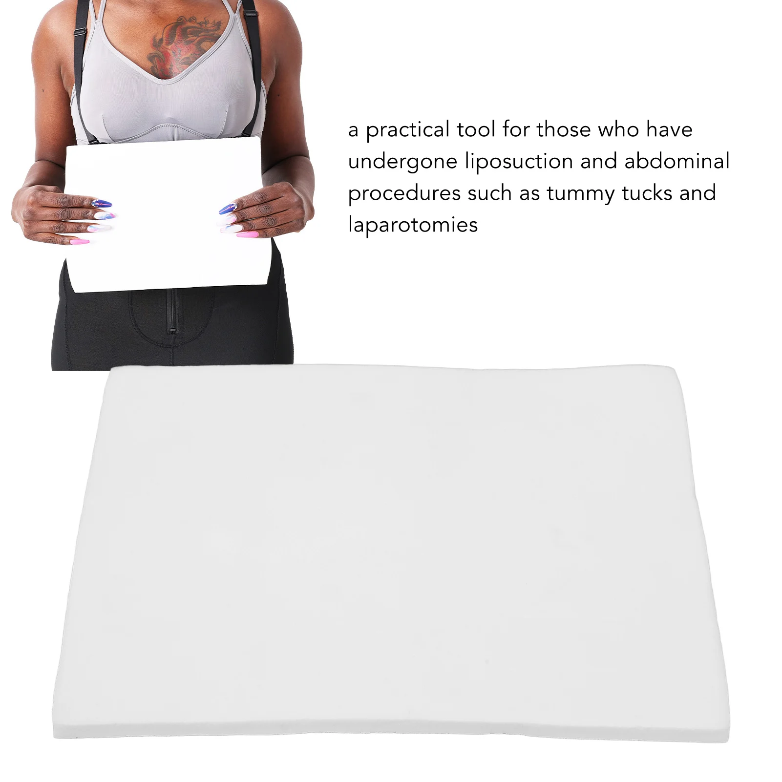 Lipo Foam Board Extra Thick Super Soft Post Surgery Liposuction Waist Belly Wrap Board for Arms Chin Abdomen